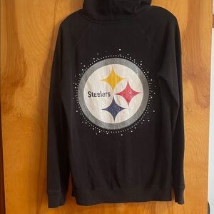 Victoria's Secret Black Steelers Hoodie